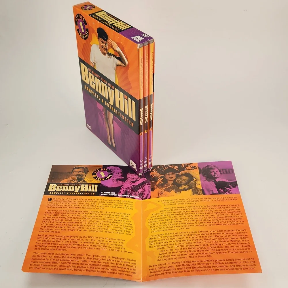 BENNY HILL The Naughty Early Years Complete and Unadulterated 3 DVD set - Picture 14 of 17